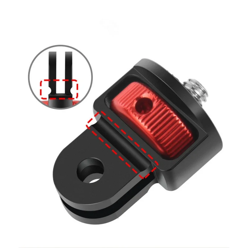 1/4 Inch Screw Tripod Adapter 360 Rotating Mount Holder For GoPro 13 12 11 Insta 360 X5 DJI Osmo 360 Action 6 Camera Accessories