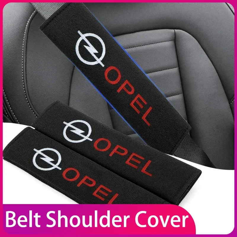 

Car Seat Belt Cover styled Cotton Safety Shoulder Protector For Opel Astra j g Insignia Corsa d Vectra c Zafira a Auto Gadgets