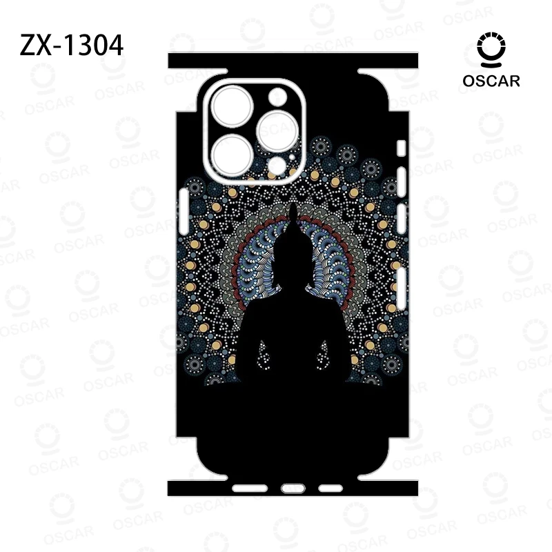 OscarSkinZ Wrap For iPhone 16 Pro Max Sticker 15 14 Plus Back Film 13 12 Mini Protective Decal Side Frame Back Protector