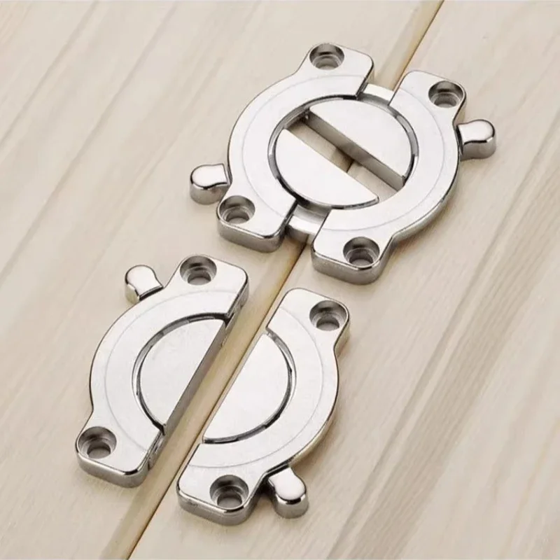 2PCS Tabletop Connector Table Buckles Desk Combination Woodworking Fasteners Furniture Hinges for Wardrobe Cabinet Folding Shelf
