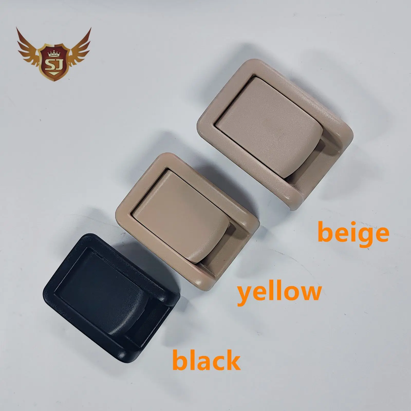 

Black Beige Yellow Middle Rear Seat Backrest Handle Buckle Fold down Release Latch for Toyota Prado LC150 2010-2013