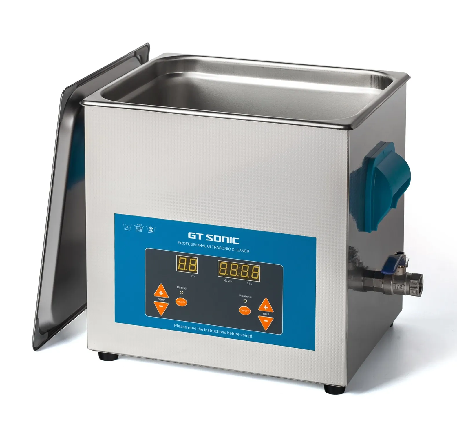 ห้องปฏิบัติการเคมีใช้เครื่องทำความสะอาดชิ้นส่วนอุตสาหกรรม เครื่องทำความสะอาดอัลตราโซนิก เครื่องอัลตราโซนิกเพื่อทำความสะอาดแผ่นเสียงไวนิล