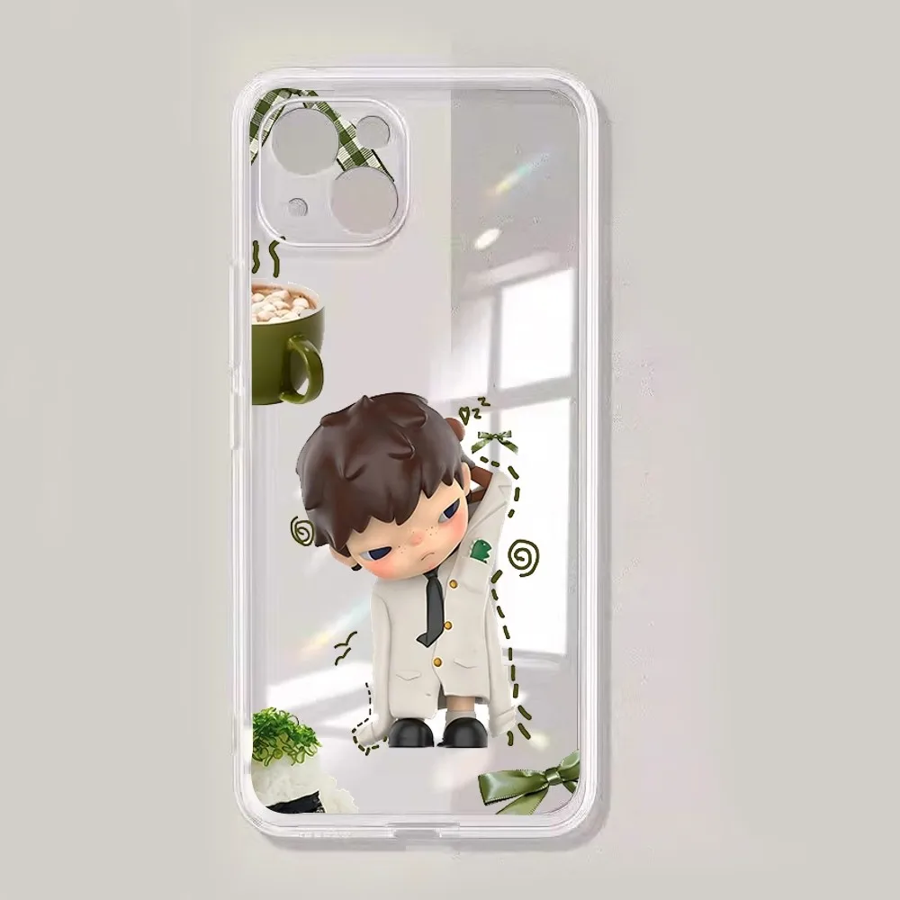 Cute H-Hirono Phone Case For Iphone 15 11 13 14 16 Pro Max 7 8 Plus X Xr Xs Max Se2020 12mini Transparent Cover