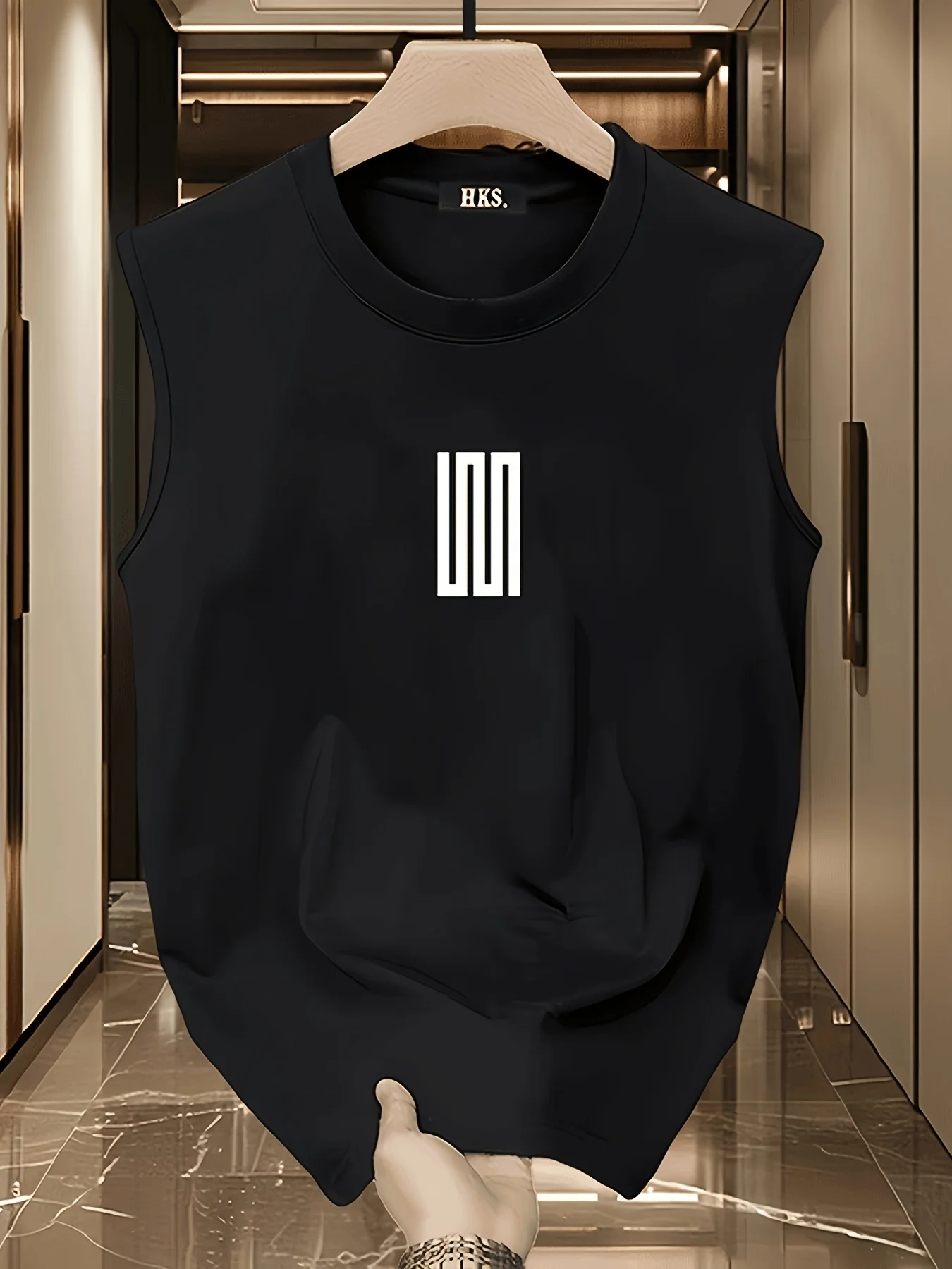Pure Cotton Timeless Korean Tank Top Men American Basic Daily Outfit