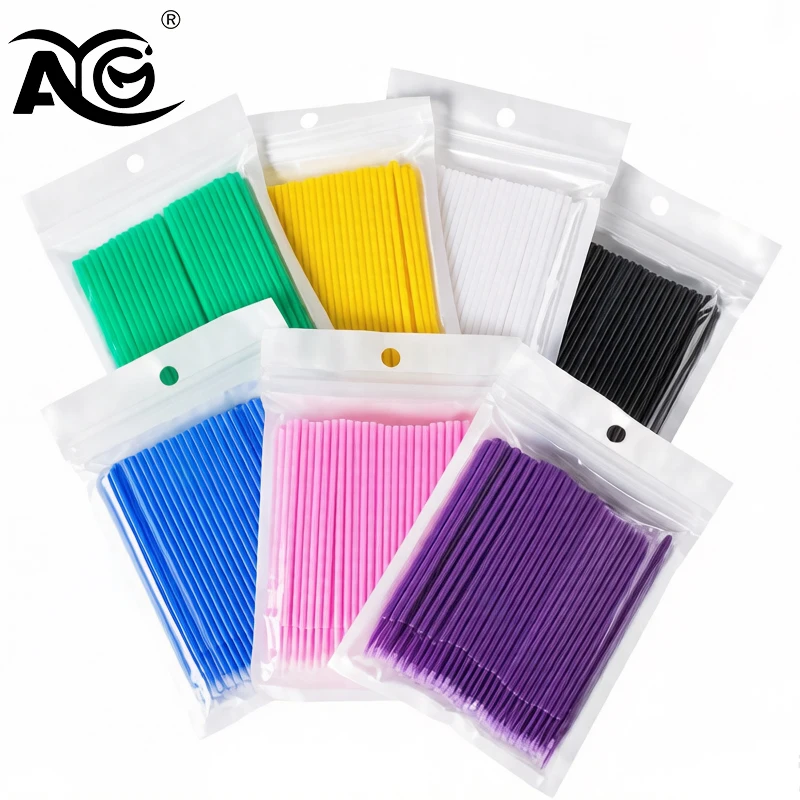 

AG 100Pcs/Pack Dentistry Disposable Micro Brushes Applicators Brush Teeth For Dental Application Oral Care Dentist Materials