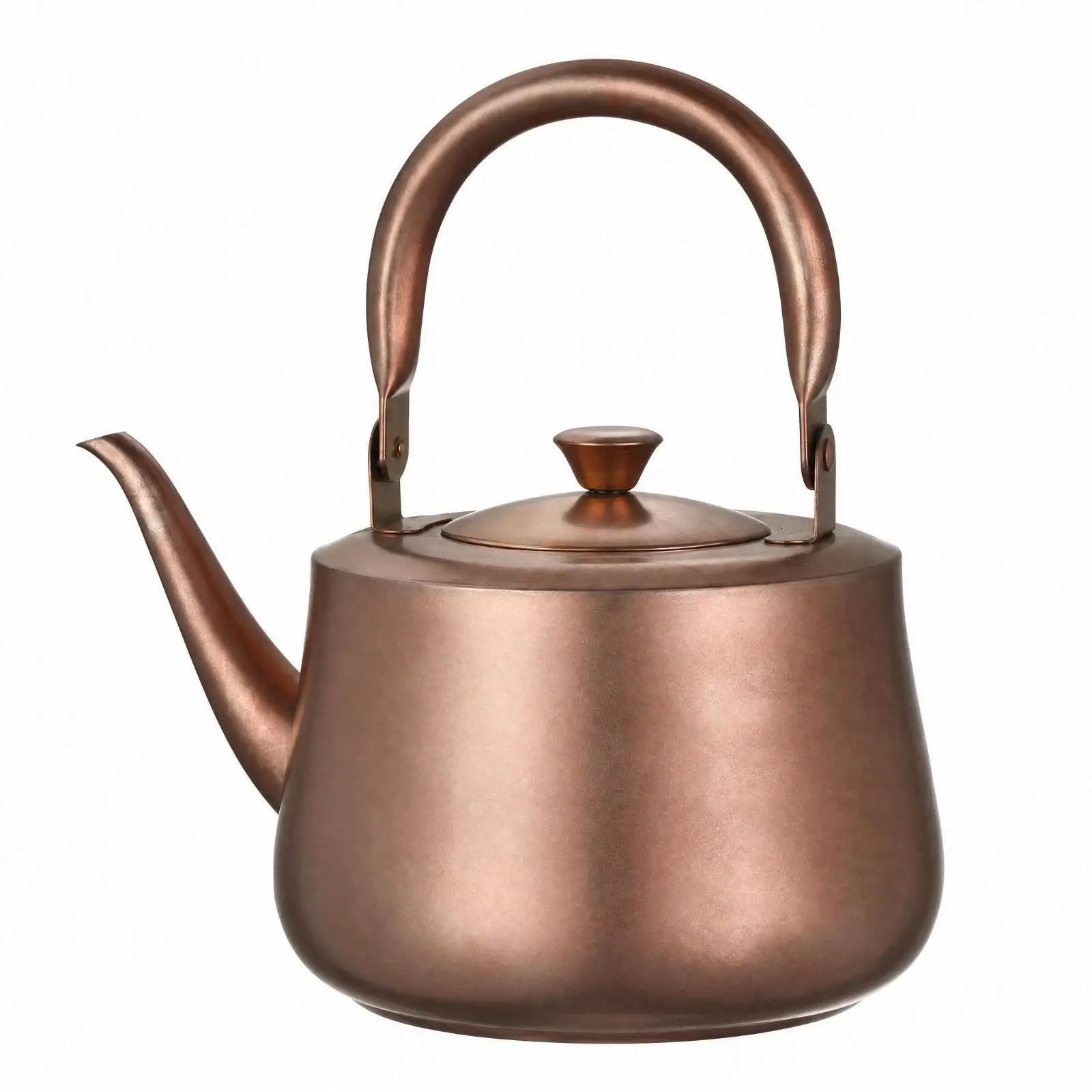 304 Stainless Steel Kettle with Tea Infuser Stovetop Teapot 1.6L for Home Kitchen Gas Induction Cooking Hot Water Tea Brewing