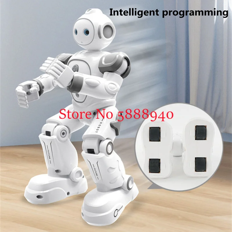 Electronic Innovative Smart Dancing RC Robot Gesture Sensing Education Program Stunt Cruise Function Remote Control Toys Robot