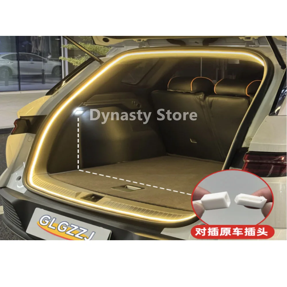 Luce d\'atmosfera per bagagliaio di un\'auto Sensore automatico di luce adatto per BYD Song Plus SONG PRO SONG L Yuan Illuminazione Luce di benvenuto