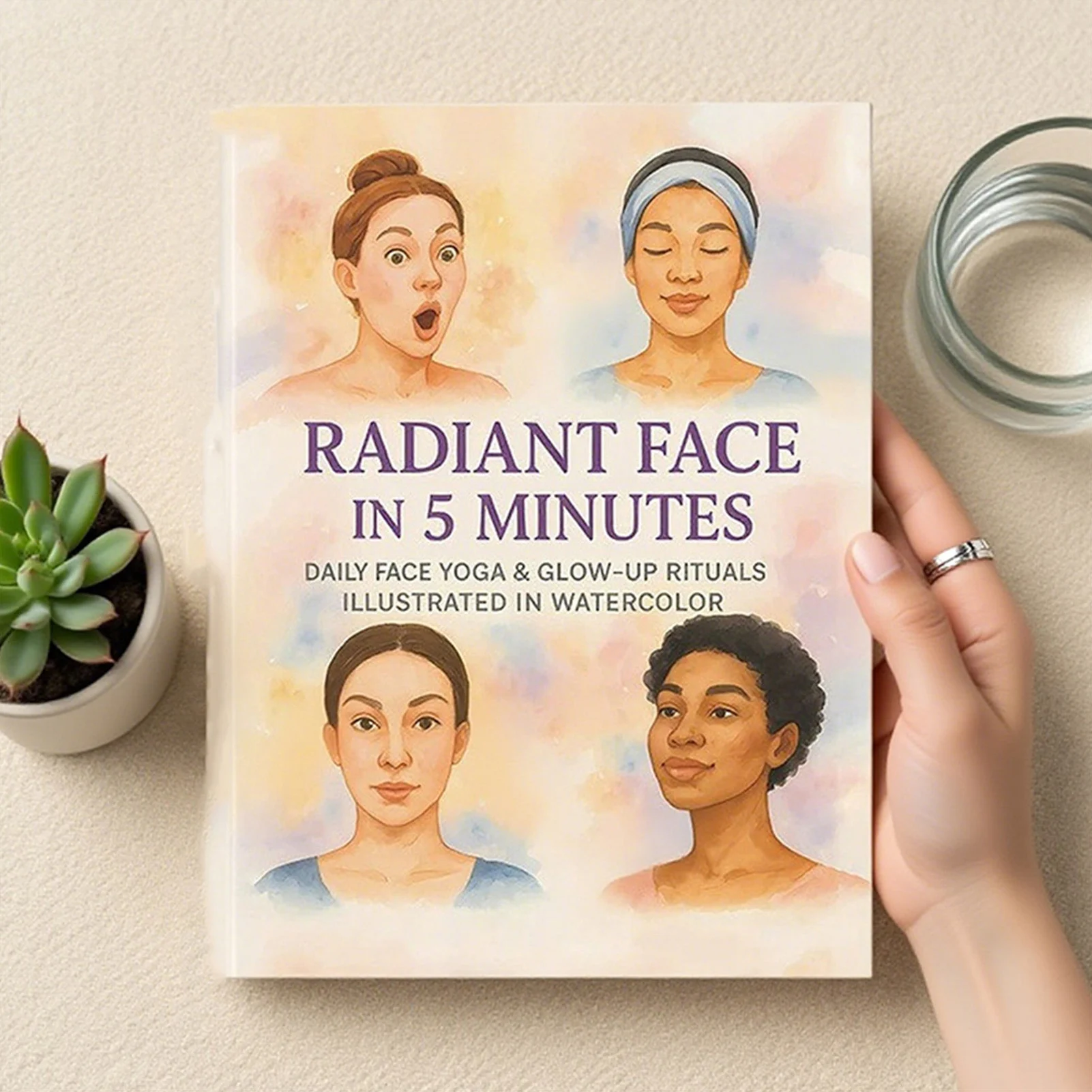 

Facial Massage Step by Step Guide Book 5 Minutes Radiant Glow with Illustrated Techniques for Skin Care Beauty Routine