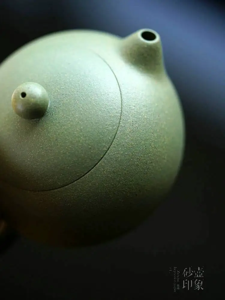 Impression Of Sand Pottery Yixing Zisha Xi Shi Pot Four Cups One Fair Cup Gift Box Green Clay 200Cc