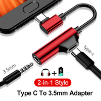 USB C Type C To 3.5mm AUX Jack Headphone Adapter for Huawei P30 Pro Xiaomi Mi 9 8 6 Se Oneplus 7 Pro Audio USB C Adapter Cable