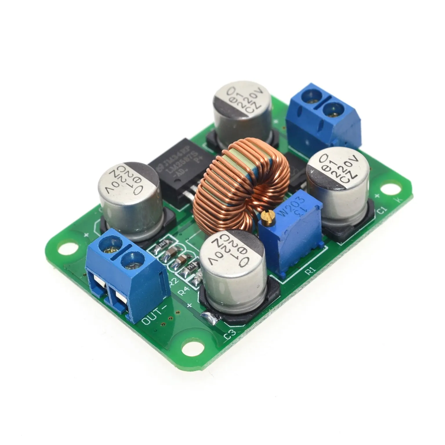 AEAK LM2587 DC-DC power modules boost module over lm2577 (Peak 5A) DC Step-Up Converter Module