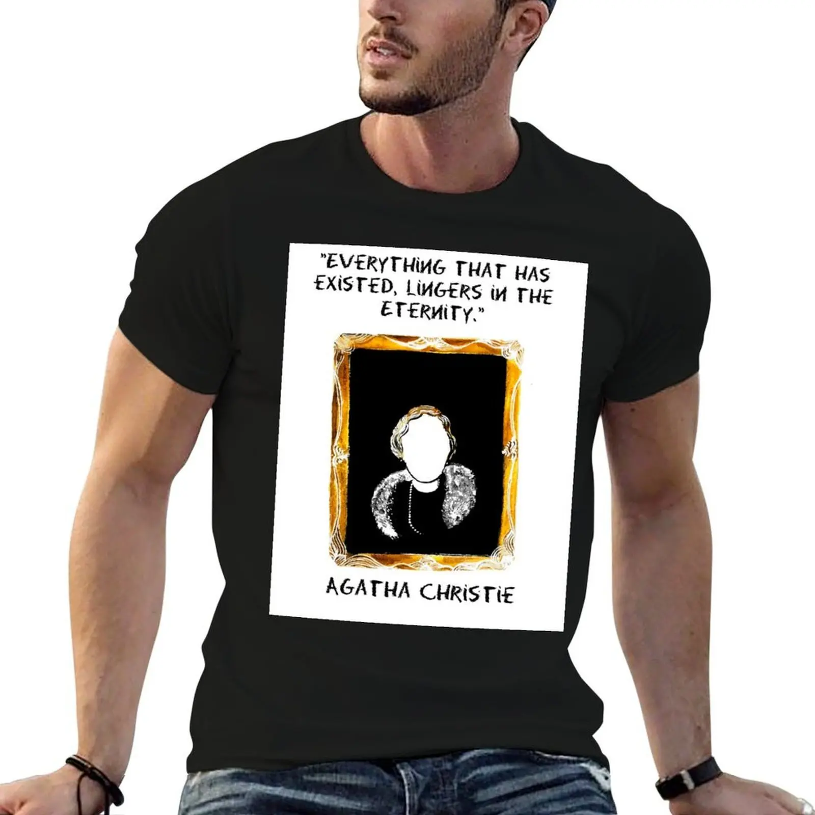 

Agatha Christie T-Shirt anime t shirts for man t shirt personalised T-Shirt