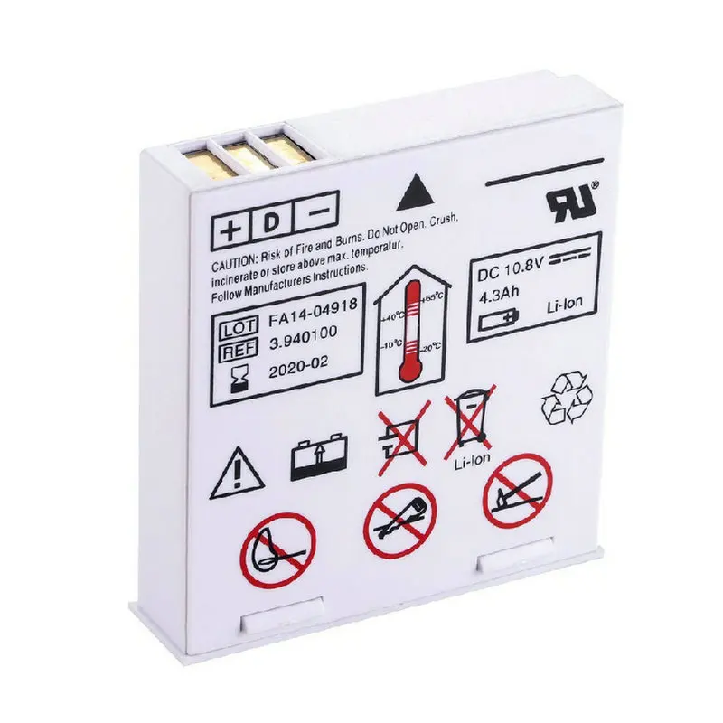 Applicable to 3.940100 Defigard 5000 Argus PRO LifeCare 2 DG5000 for Schiller for Defibrillator Battery