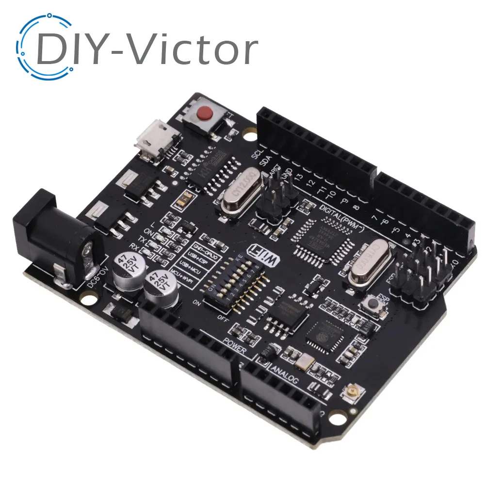 For UNO R3 + WiFi ATmega328P+ESP8266 (32Mb memory) USB-TTL CH340G For Arduino Uno NodeMCU WeMos ESP8266 One New Arrival