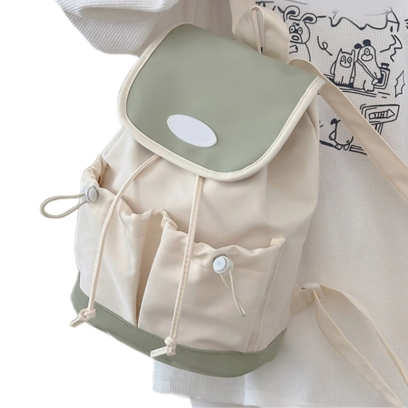 Mochila casual leve para meninas para escola viagens estética japonesa