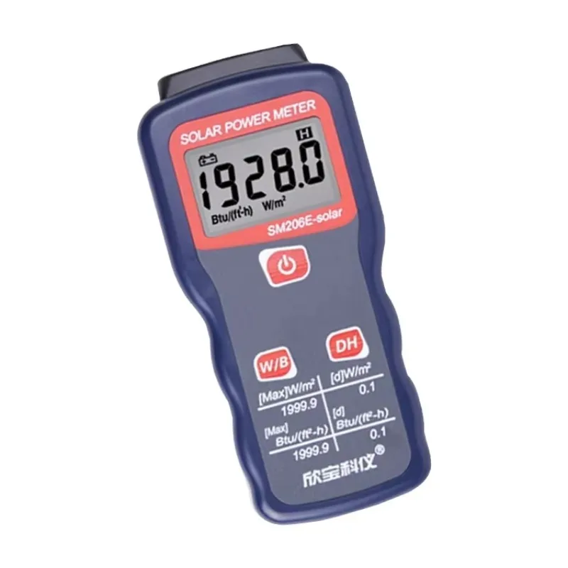 SM206E-SOLAR Solar Power Meter Light Intensity Tester for Solar Water Heater Installation Inspection