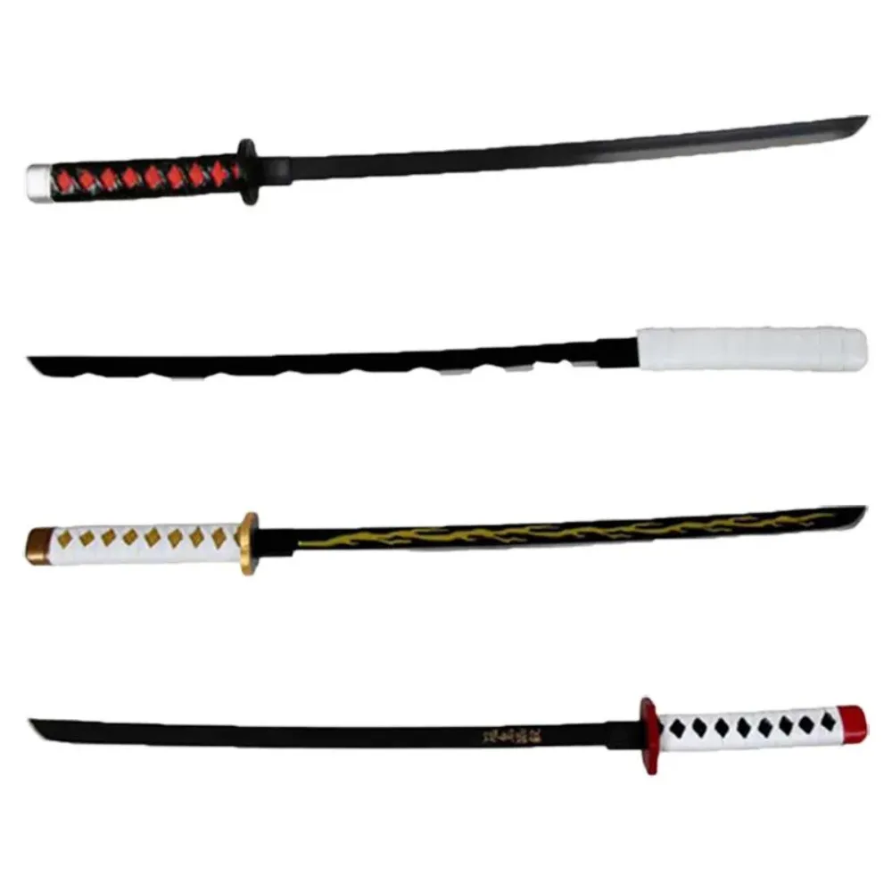 40cm Nichirin ostrze miecz pogromca demonów Anime peryferyjny PVC Katana Tanjirou Inosuke Zenitsu Tomioka Model broni Cosplay zabawki