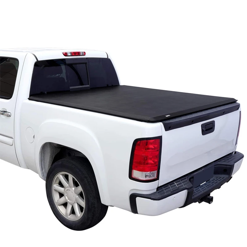 4x4 Vinyl Soft Roll Up Pickup Truck Bed Tonneau Cover for F150 Chevrolet Chevy Silverado Colorado Mitsubishi Triton L200 2021