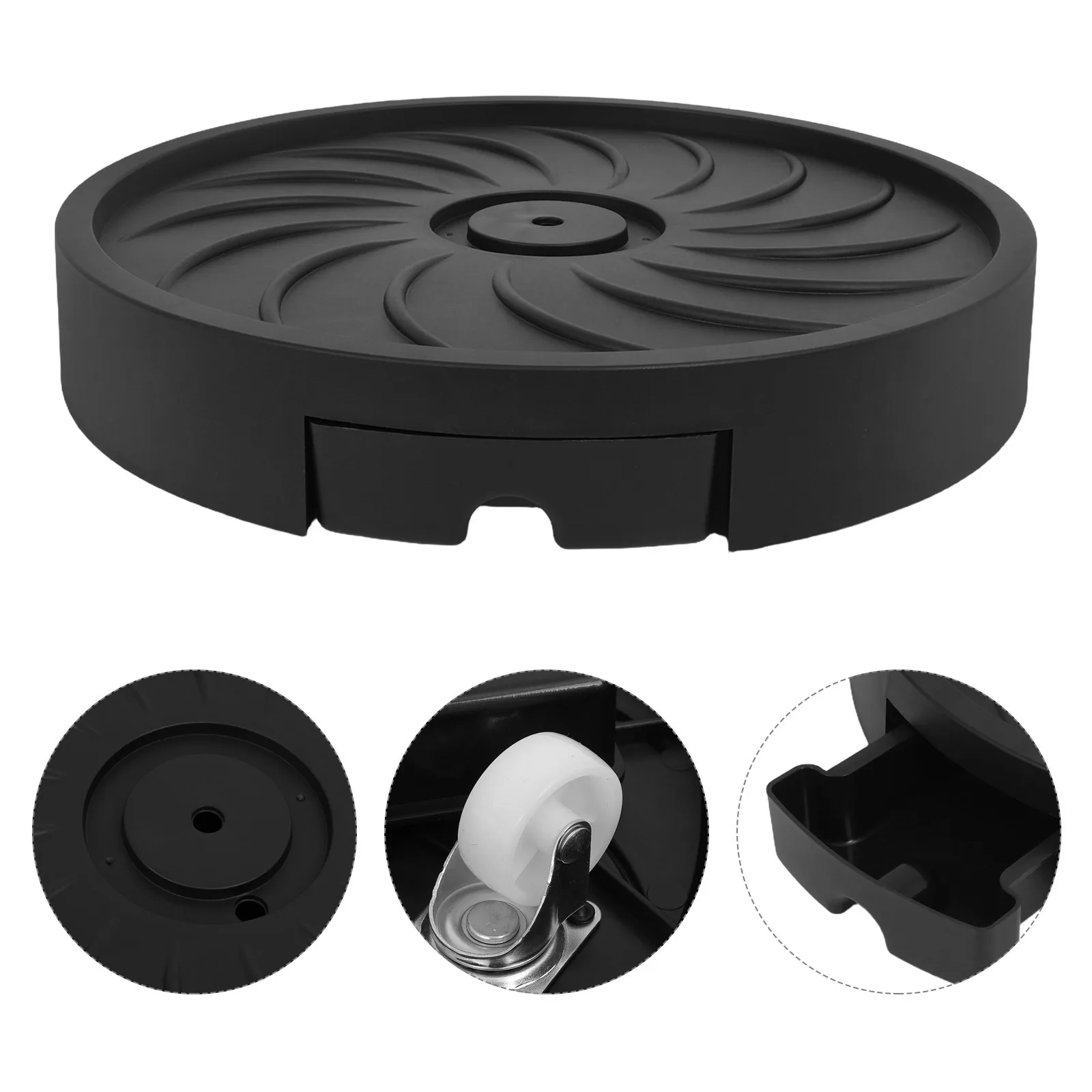 

Plant Pot Tray With Wheels Heavy Duty Round Movable Base For Indoor Outdoor Garden Planter Holder Drainage Drip Saucer