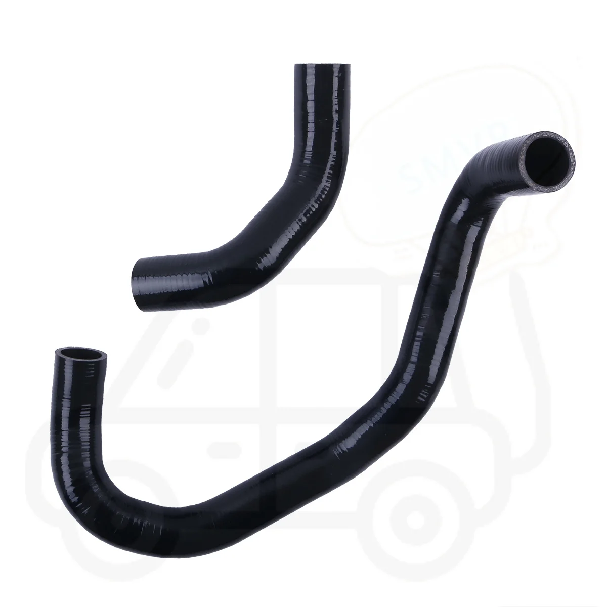 2PCS 4PLY Silicone Radiator Hose For 2006-2010 Dodge Charger Challenger 6.1L / 2006-2008 Dodge Magnum 6.1L Replacement Auto Part