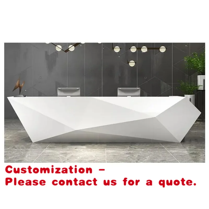 

Customize.High Quality White Modern Boutique Furniture Check Out Counter Retail Sales