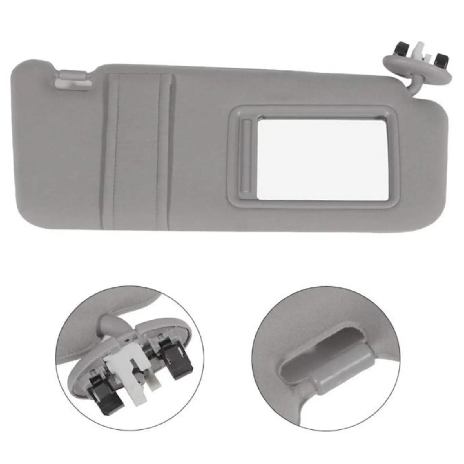 

Правый серый солнцезащитный козырек для лобового стекла Toyota (для водителя)