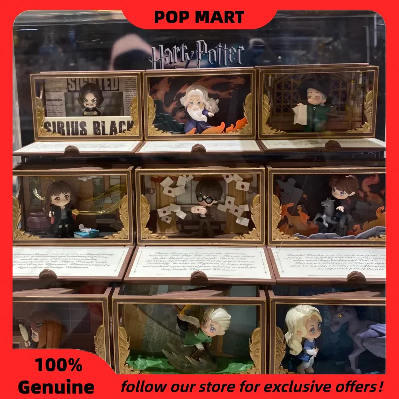 

Authentic Pop Mart Harry Potter Hogwarts Biographical Series Blind Box Cute Collections Anime Desktop Decoration Mystery Box