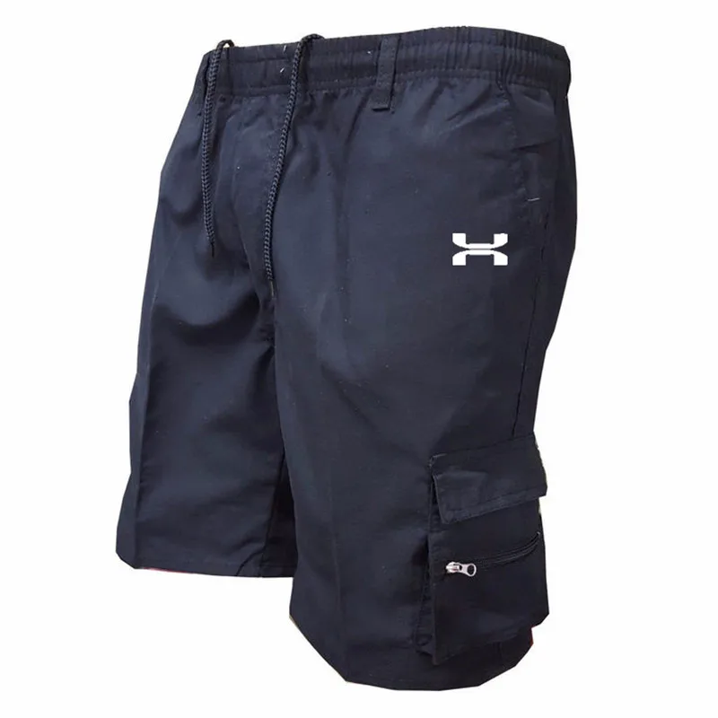 Men's Spring New Outdoor Zipper Shorts Pocket Zipper Work Pants