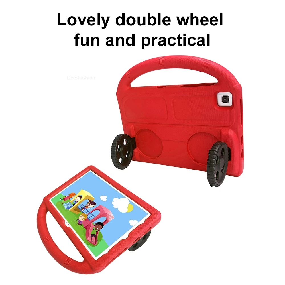 Kids Case For Samsung Tab A9 A11 Plus A7 Lite 8.7 A 8.0 T380 T387 T290 EVA Wheel Tablet Cover For Tab 3 4 E 8.0 T310 T330 T375