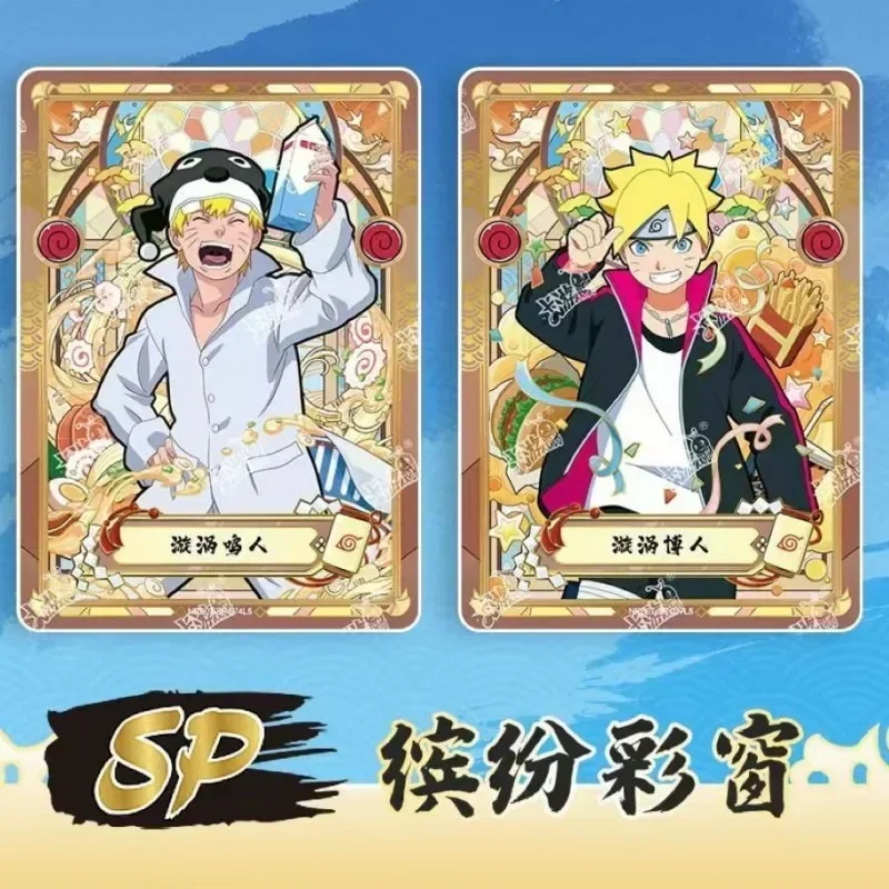 Tarjetas originales de Naruto de Anime KAYOU T2w7, caja de capítulo de soldados, tarjetas de colección raras CR Ninja World, juguete para regalo para niños, 2024