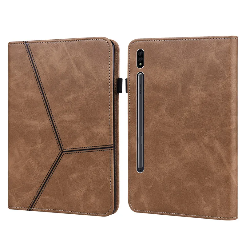 Tablet For Funda Samsung Galaxy Tab S7 Plus Case 12 4 inch Leather Wallet Flip Cover For Galaxy Tab S7 S8 Plus S7 Fe Case Coque