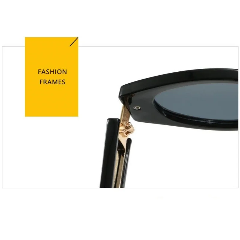 المألوف القط العين العصرية المضادة للأشعة فوق البنفسجية النظارات الشمسية نمط جديد شخصية المرأة الشارع نمط تنوعا ظلة النظارات #4