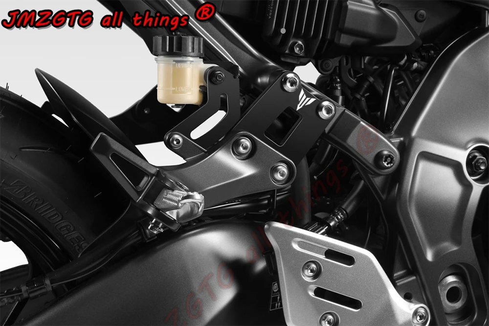 For YAMAHA MT09 2021 2022 FZ09 MT-09 MT 09 Motorcycle Accessories Rear Pedal Lowering Kit EVO Passenger Footrests Supports Fits