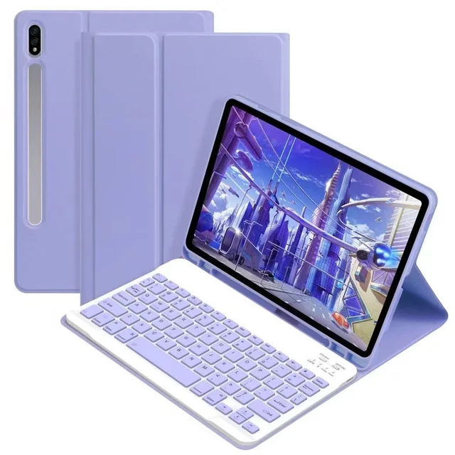 Etui Samsung Galaxy Tab A11 A9 Plus S11 11 8.7 A8 10.5 z odłączaną klawiaturą Galaxy Tab S10 LITE S9 FE 10.9 S7 S8 11 PLUS 12.4 13.1 S6 Lite 10.4