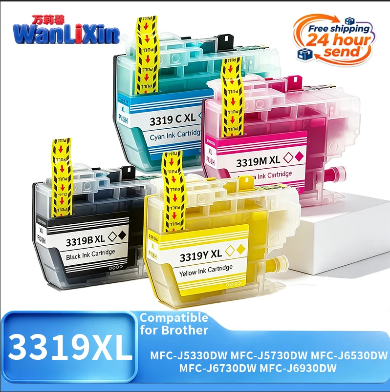1/2/3/4/5 sets LC3319 LC3319XL Ink Cartridge Compatible For Brother MFC-J5330DW MFC-J5730DW MFC-J6530DW MFC-J6730DW MFC-J6930DW