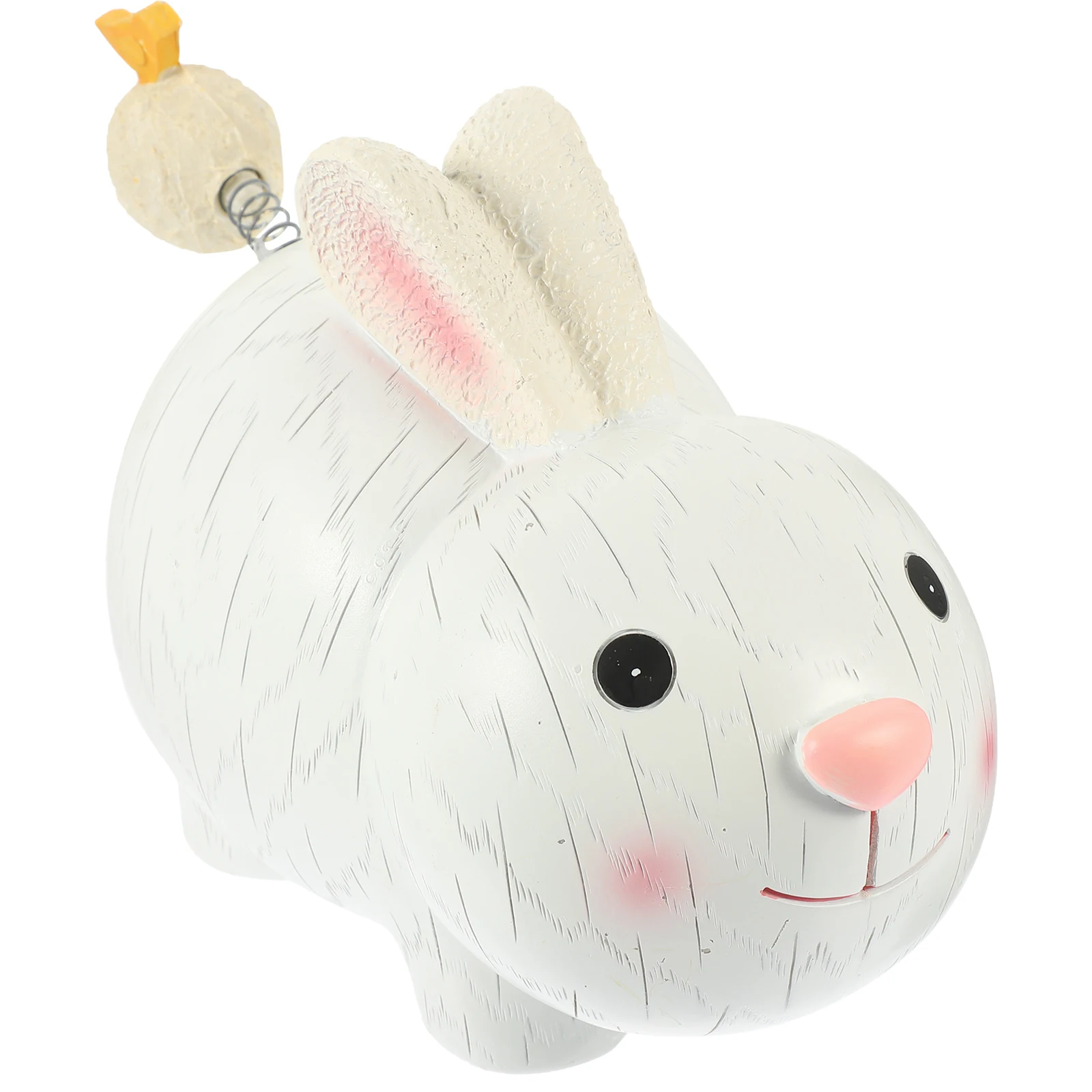 

Resin Bunny Shape Piggy Bank Coin Storage Kids Girls Novelty Money Pot Desktop Toy Gifts Savings Can Home Decor Item