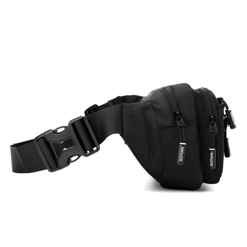 Men Male Waist Bag Zipper Chest Bag Sport Run Fanny Pack Crossbody Bag Fashion Waist Belt Bags Phone Purse Waist Pack for Women