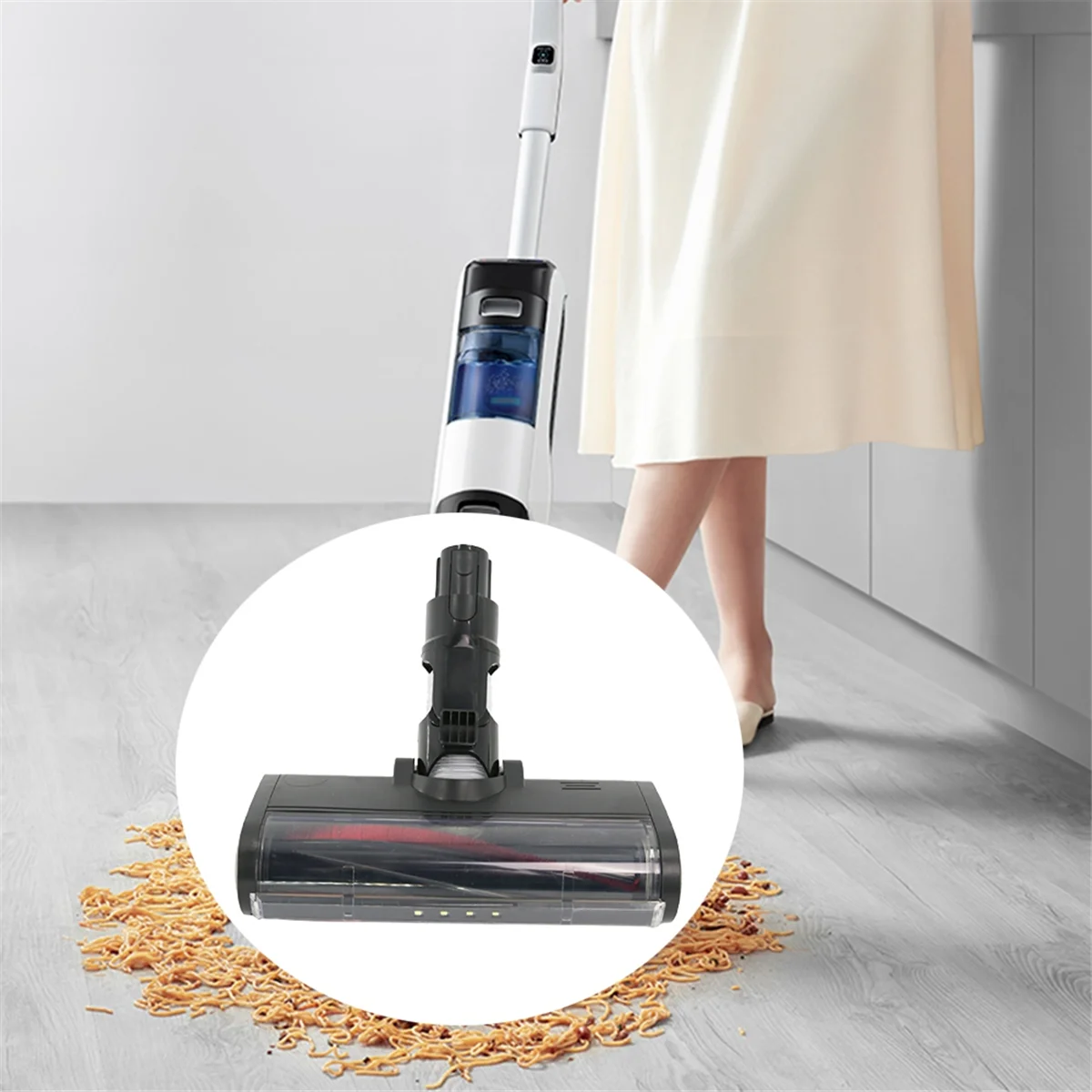 Escova Elétrica Cabeça para Dreame, Peças Escova do tapete, Xiaomi Vacuum Cleaner Acessórios, V9v10v12, V11SE