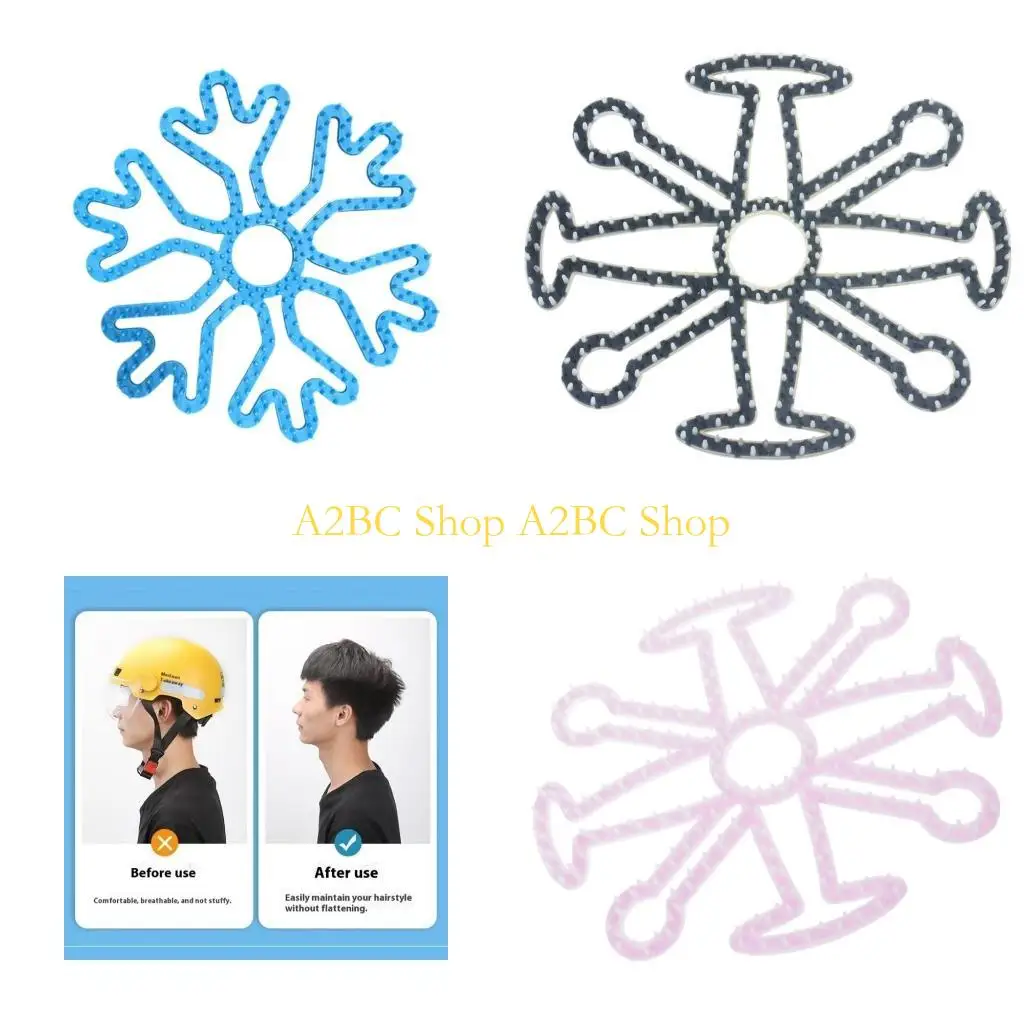 

A2BC Silicone Helmets Insert Pad Helmets Inner Cushions Universal Fit All Head Sizes