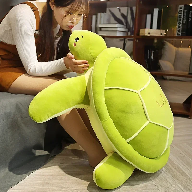 

Simulation Animal Turtle Sea Turtle 80cm Doll Furniture Decoration Pillow Ornament Cartoon Animal Plush Toy Birthday Xmas Gift