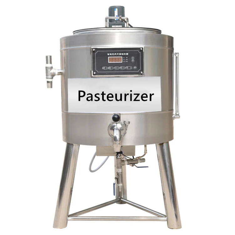 Stainless Steel 150L Milk Pasteurization Machine Sterilization Yogurt Pasteurizer Tank