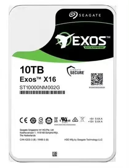 맞춤형 SAS 엔터프라이즈 서버 하드 디스크, HDD, ST10000NM002G, Exos X16, 3.5 인치, 7.2K, 7200 RPM, 10TB, 10T