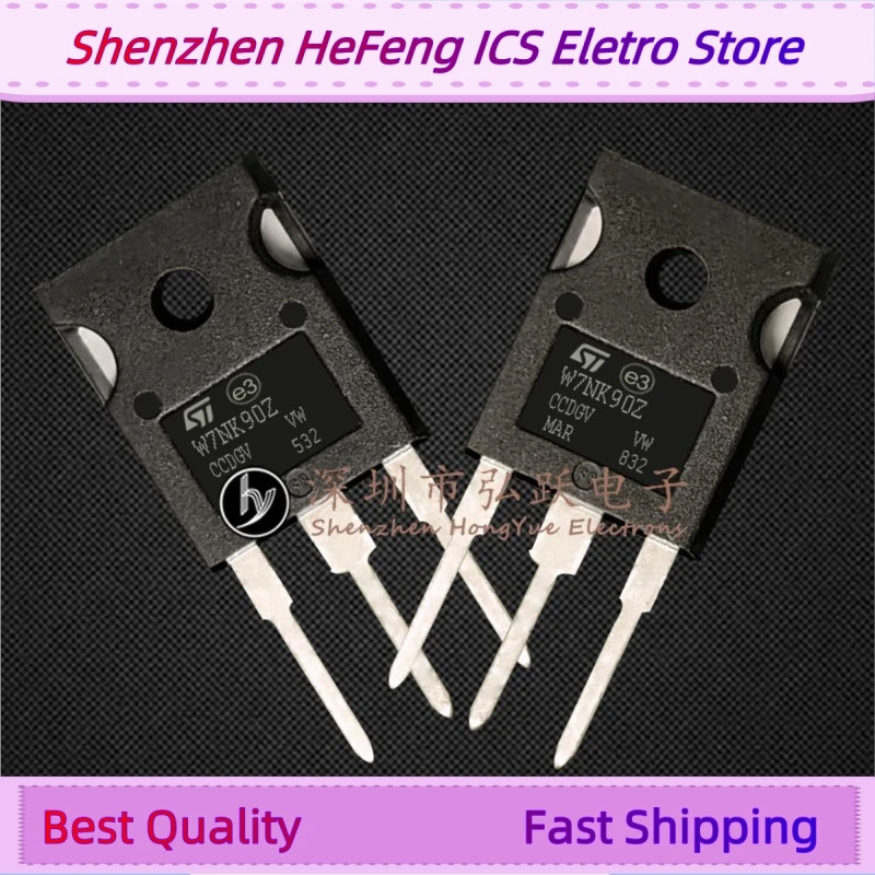 

10PCS -20PCS W7NK90Z TO-247 900V 5.8A Fast Shipping Quality Guarantee Quick Delivery