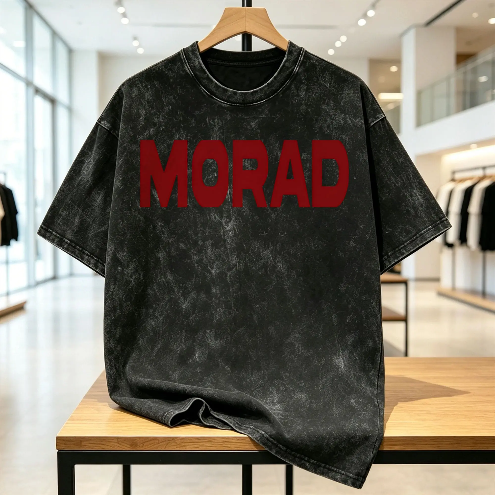 Vintage Washed T Shirt 2026 Morad Sigue Tour  Loose T-Shirts  Fashion Tshirt for Men Summer Aesthetic Casual Tops