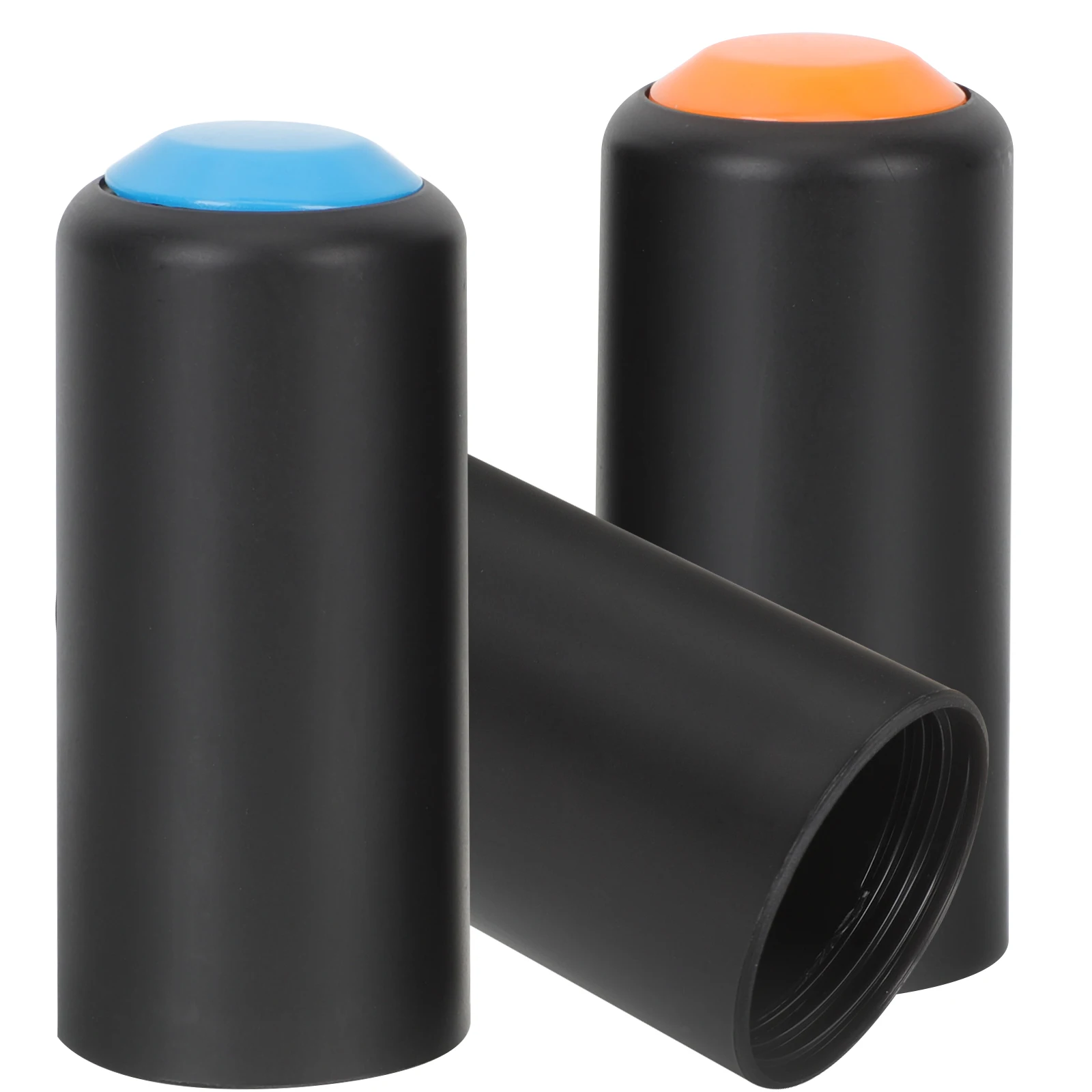 

3pcs Tail Caps Durable Plastic Easy Install Wireless Mic Microphone Screw On Cover Covers Accessories
