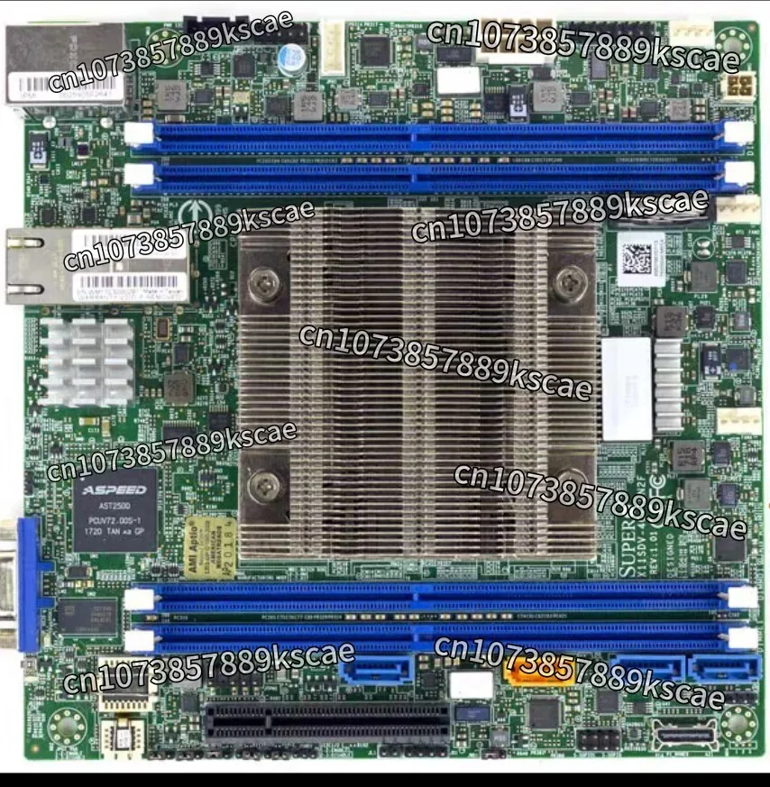 Supermicro X11SDV-4C-TLN2F, D-2123IT quad-core NAS server main board, dual 10 Gigabit ports
