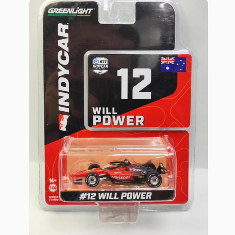 

GreenLight 1:64 Scale 2022 NTT #12 Will Power Alloy Model Car Classic Adult Souvenir Gift Static Display