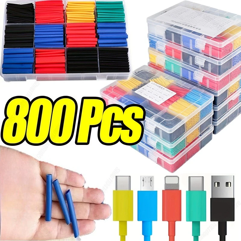 Kit de manchons de câble thermorétractables, isolation de fil professionnelle, rapport rétractable, connexions électriques, variété de polyoléfine Durable
