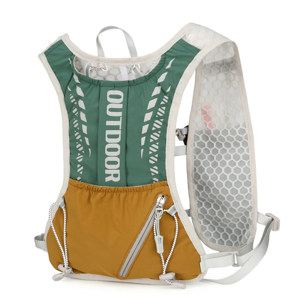 Hydration Running Vest Waterproof Lightweight Running Vest Breathable Outdoors Hydration Pack for Marathon Cycling